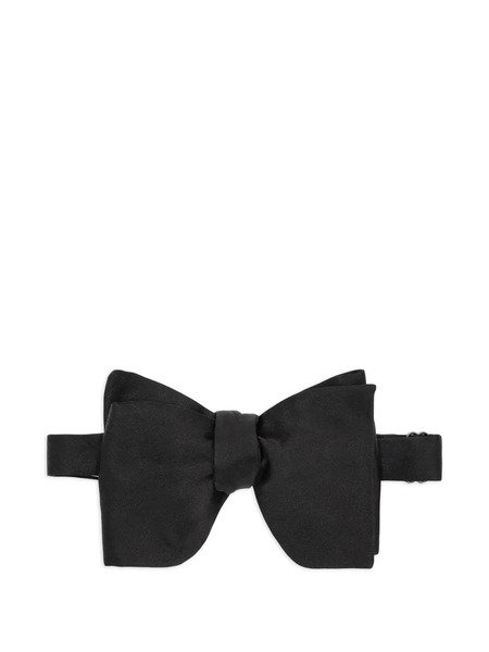  Fortela Brandon Silk Bow Tie - Black 