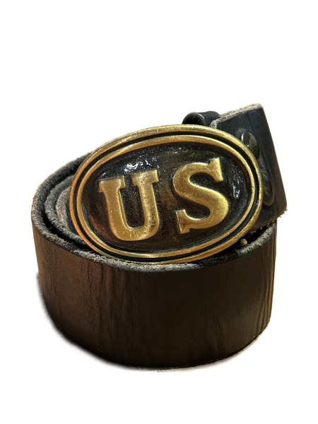  Fortela Buckled Leather Belt - Black 