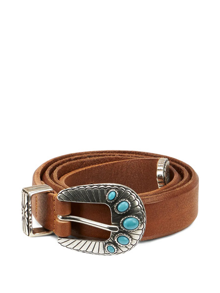 Fortela Caldwell Buckled Belt - Brown 