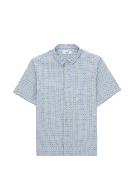  Fortela Checkered Pattern Shirt - Blue 