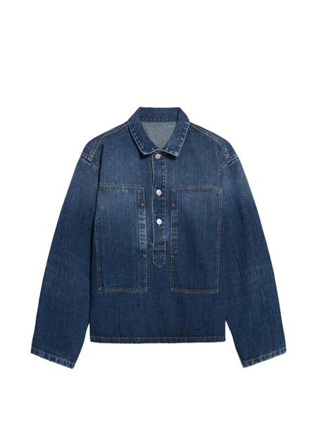  Fortela Fuegodress Pocket Button Top - Blue 