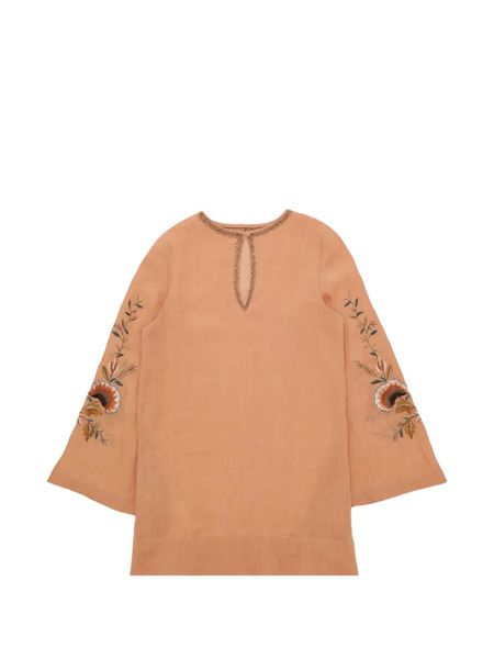  Fortela Georgie Embroidered Blouse - Orange 