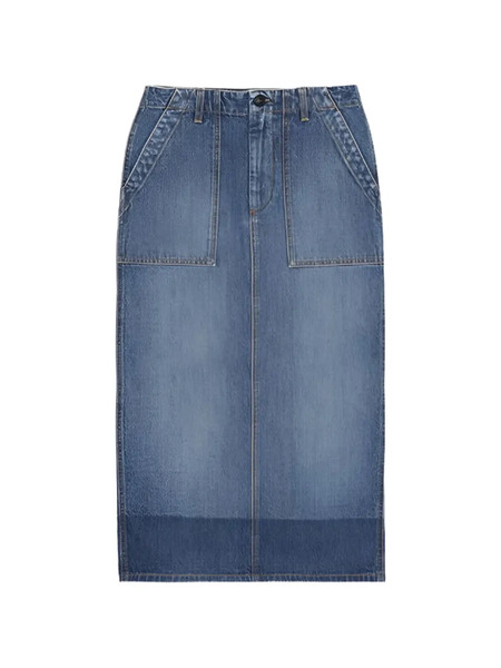  Fortela Jia Denim Midi Skirt - Blue 