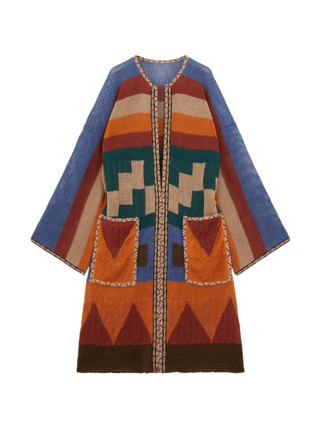  Fortela Lara Maxi Cardigan - Blue 