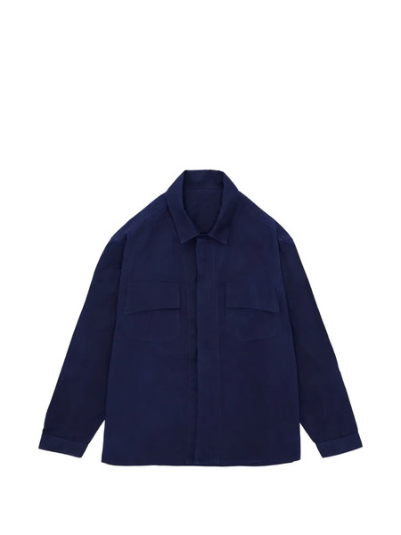  Fortela Mark Patch-pocket Shirt - Blue 