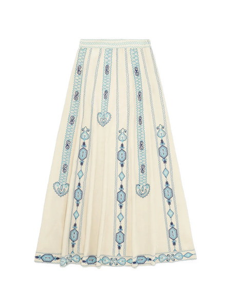  Fortela Nicea Embroidered Skirt - Neutrals 