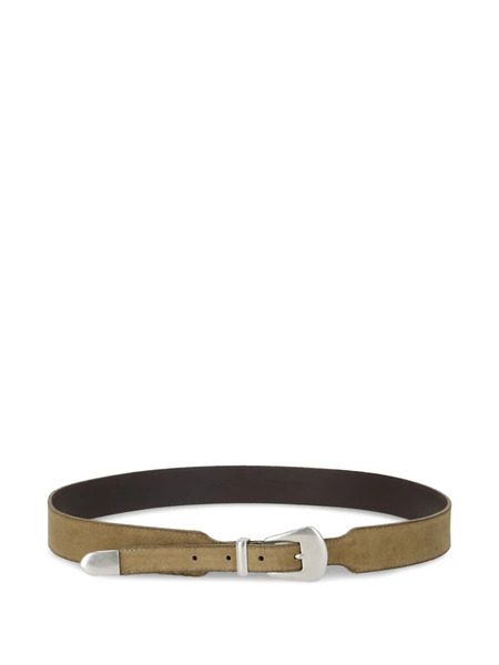  Fortela Perforated Detailing Belt - Brown 