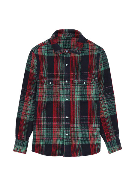  Fortela Plaid Overshirt - Black 