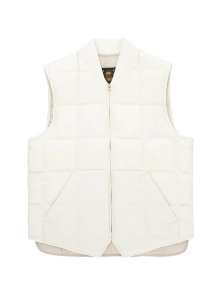  Fortela Quilted Zip Vest - Neutrals 