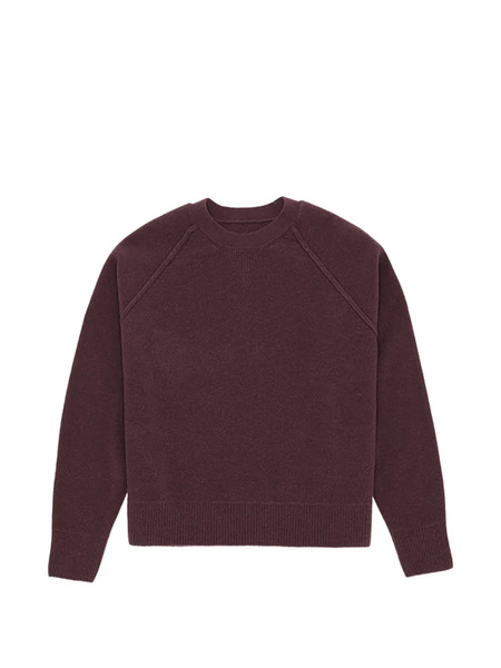  Fortela Raglan-sleeve Crew-neck Sweater - Red 