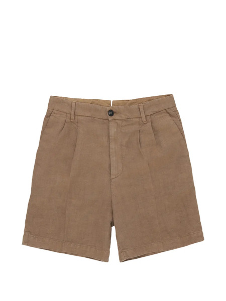  Fortela Side-pocket Button-fastening Shorts - Brown 