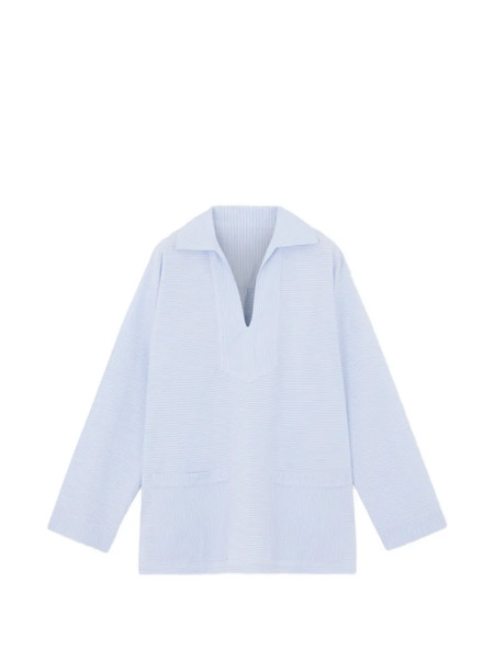  Fortela Striped Pocket Shirt - Blue 
