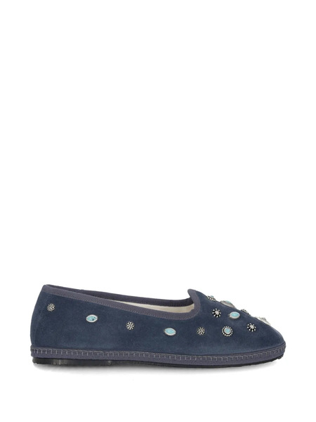  Fortela Studded Ballet Flats - Blue 