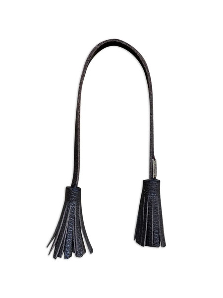  Fortela Tassel Leather Keyring - Brown 