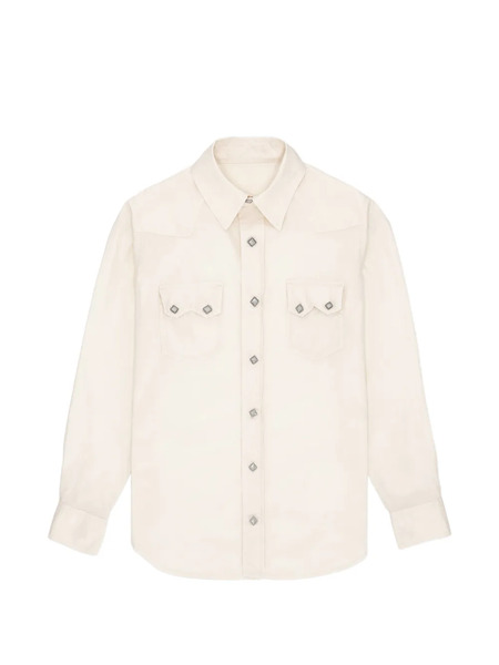  Fortela Toledo Texan Flap-pocket Shirt - Neutrals 