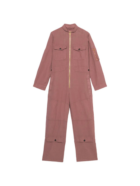  Fortela Viola Zip-up Multi-pocket Jumpsuit - Pink 