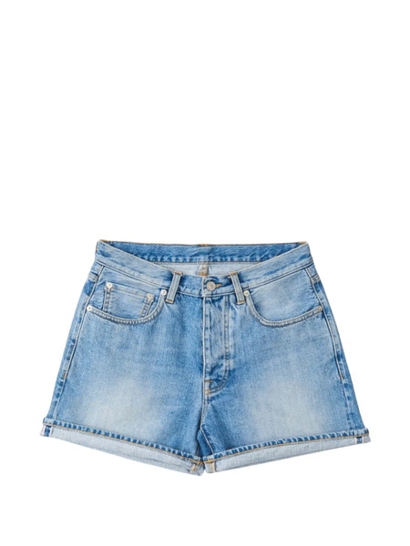  Fortela Winonaj Turn-up Denim Shorts - Blue 