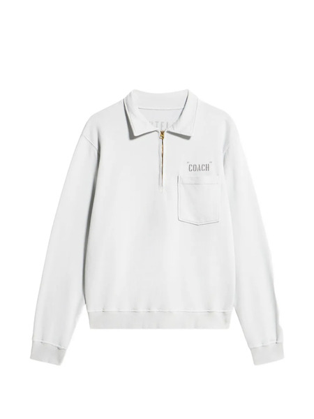  Fortela Yalepcoach Zip Pocket Sweatshirt - Grey 