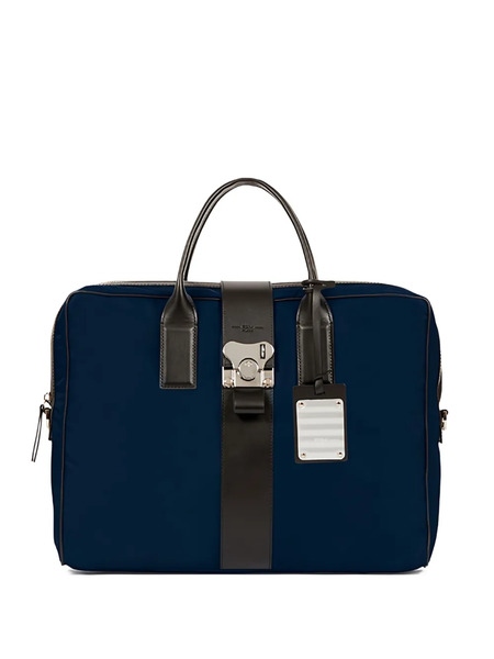  Fpm Milano Buckle Fastening Briefcase - Blue 