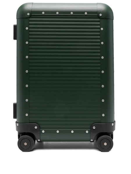  Fpm Milano Ribbed-aluminium Holdall - Green 