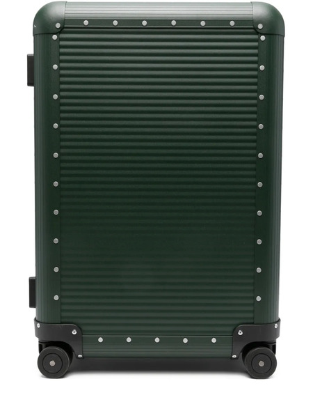  Fpm Milano Stud-detail Four-wheel Trolley - Green 