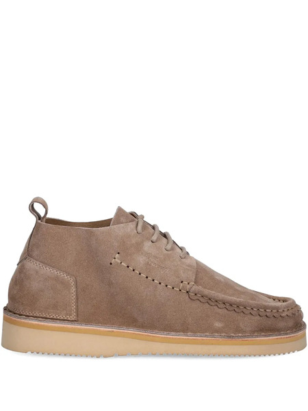  Fracap Camp Suede Lace-up Boots - Neutrals 