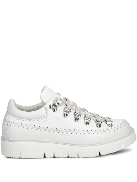  Fracap Magnifico Leather Lace-up Sneakers - White 