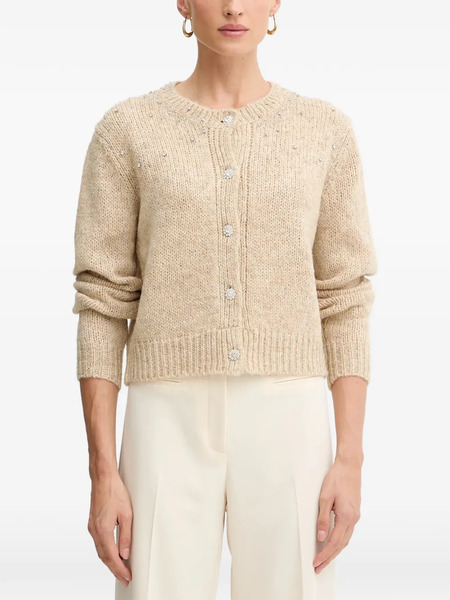  Fracomina Embellished-button Cardigan - Neutrals 