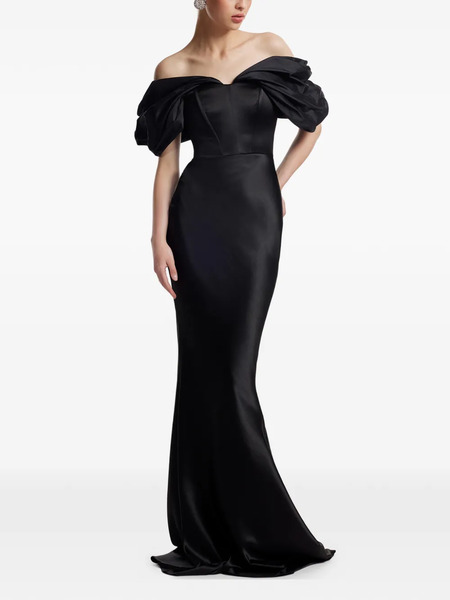  Framboise Kamari Strapless Maxi Dress - Black 