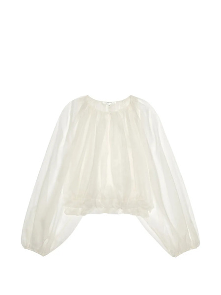  Frame Balloon-sleeve Blouse - Neutrals 