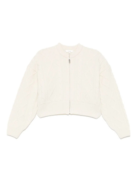  Frame Cable-knit Cardigan - Neutrals 
