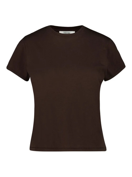  Frame Crew-neck Short-sleeve T-shirt - Brown 