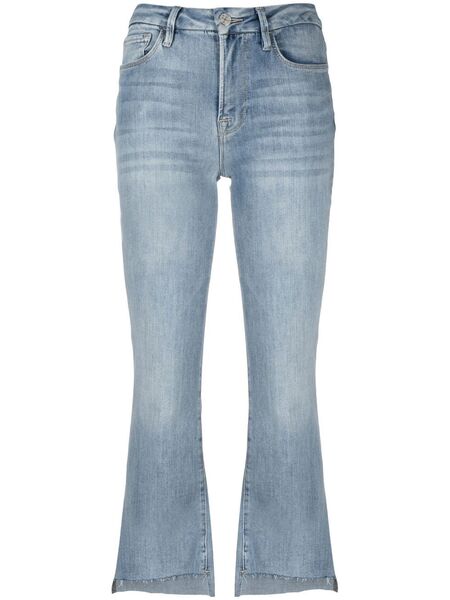  Frame Cropped-leg Jeans - Blue 