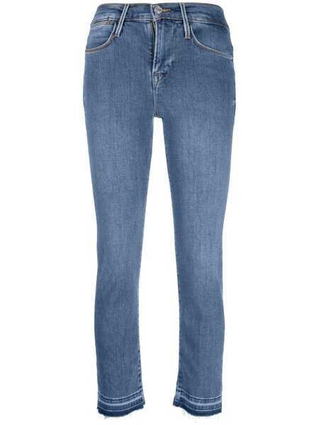  Frame Denim Cotton Trousers - Blue 