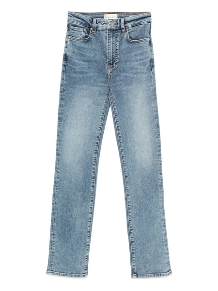  Frame Faded-effect Straight-leg Jeans - Blue 