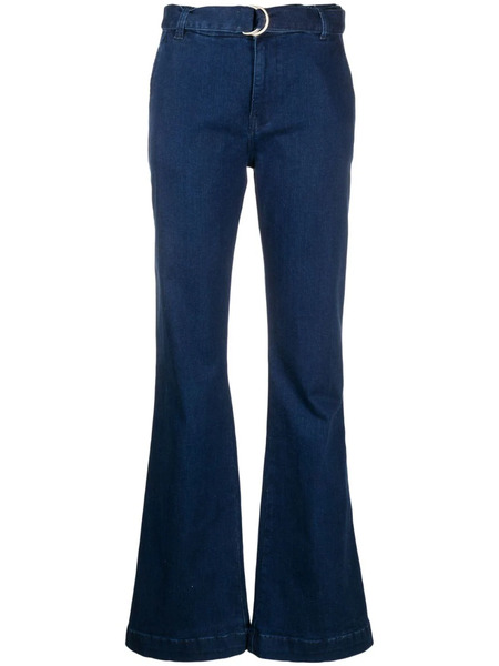  Frame High-waisted Flared Jeans - Blue 