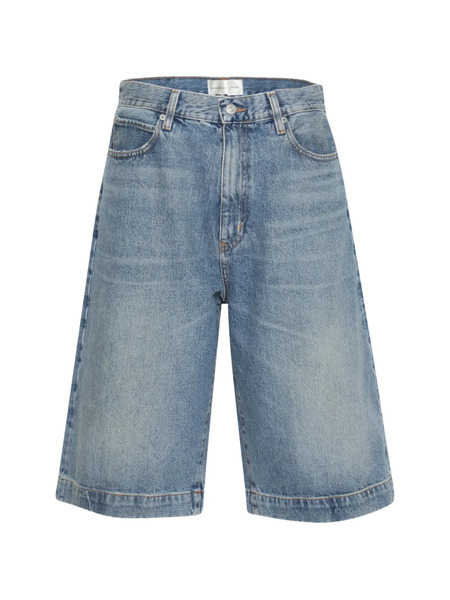  Frame Jort Wide-leg Denim Shorts - Blue 