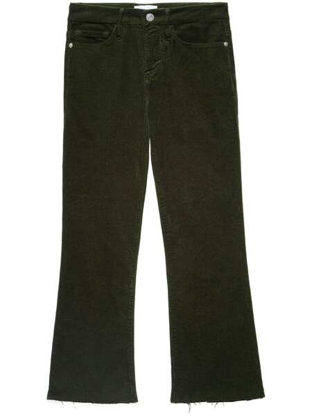  Frame Le Crop Flared Cropped Jeans - Green 