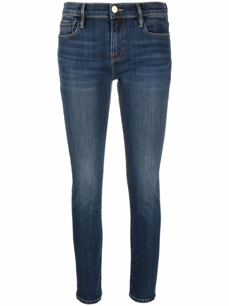  Frame Le Garcon Cropped Jeans - Blue 