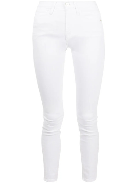  Frame Le High Skinny Jeans - White 