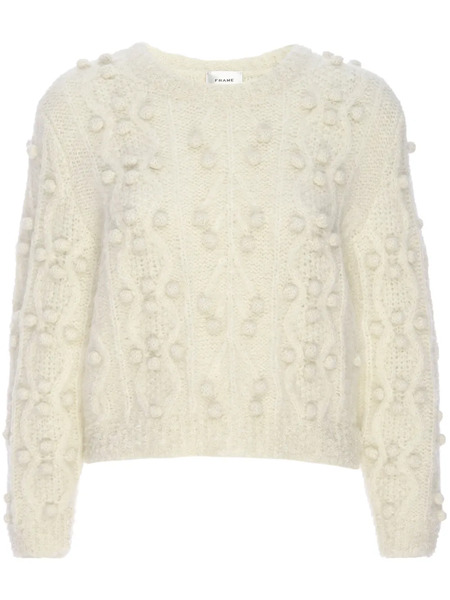  Frame Popcorn Jumper - White 