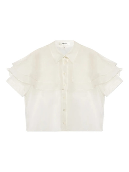  Frame Ruffled Shirt - White 