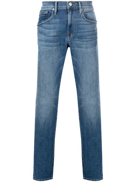  Frame Straight-leg Mid-rise Jeans - Blue 