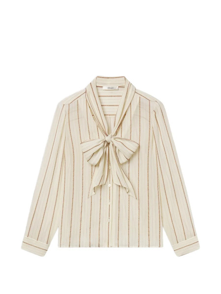  Frame Striped Blouse - Neutrals 
