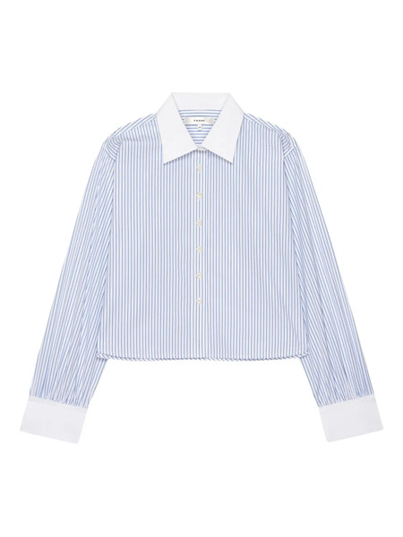  Frame Striped Shirt - Blue 