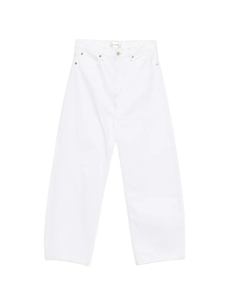  Frame The Bow High-waisted Jeans - White 