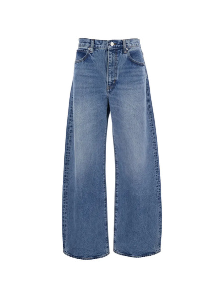  Frame The Bow Wide-leg Jeans - Blue 
