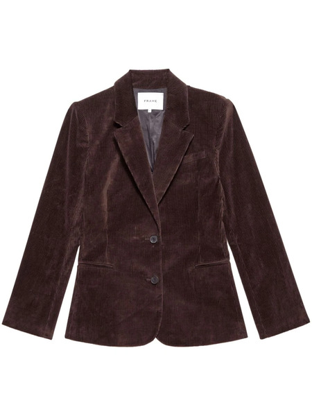  Frame The Femme Corduroy Blazer - Brown 