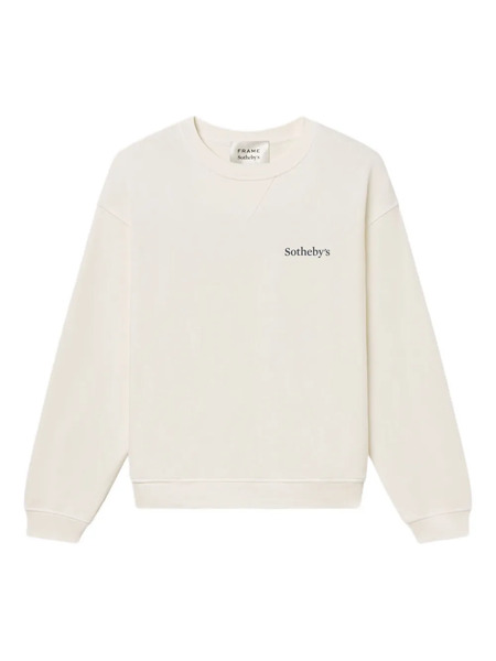  Frame X Sotheby's Graphic Sweatshirt - Neutrals 