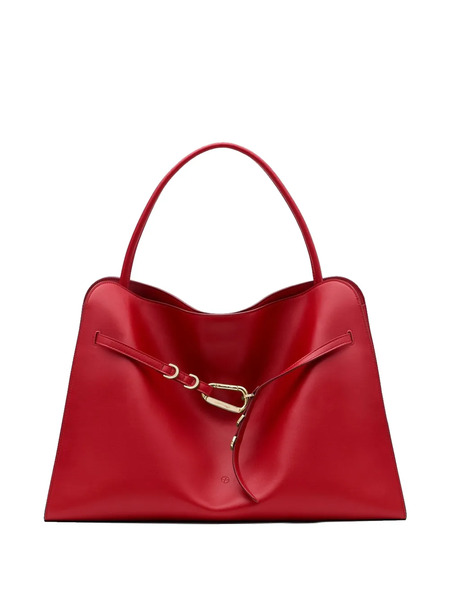  Francesco Biasia Leather Top-handle Tote Bag - Red 